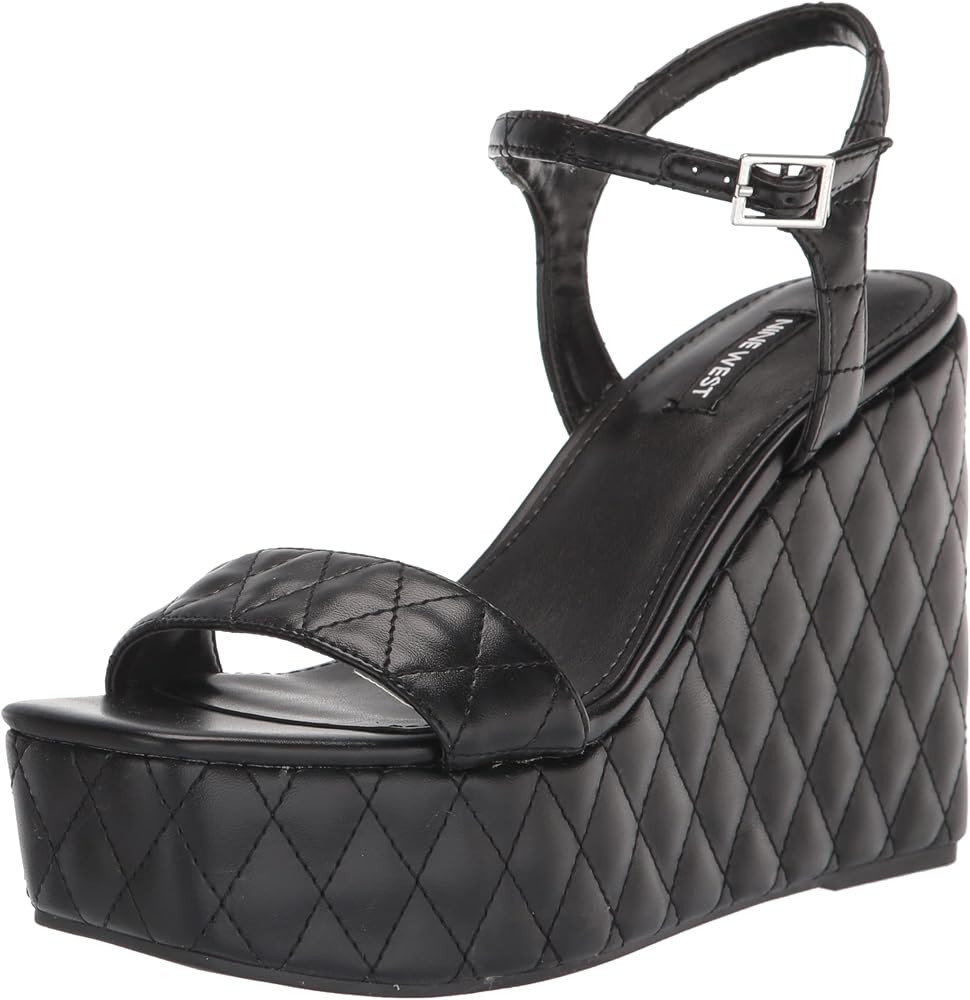 NINE WEST FOOTWEAR Women's Nila Wedge Sandal | Amazon (US)