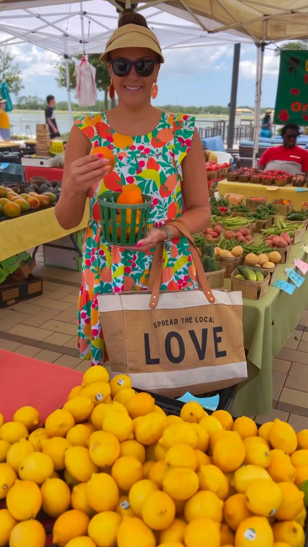 This orange + lemon citrus dress is perfect for a local farmers market or summer event!

#LTKSeasonal