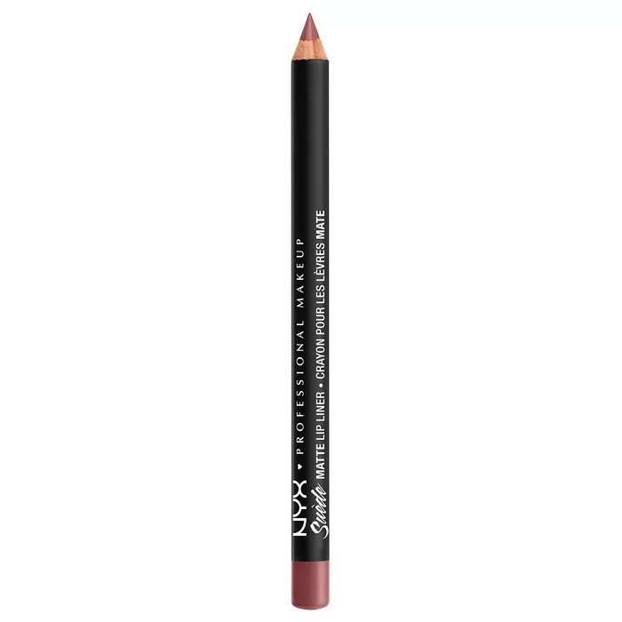 NYX Professional Makeup Suede Matte Velvet Smooth Lip Liner - Vegan Formula - 0.035oz | Target