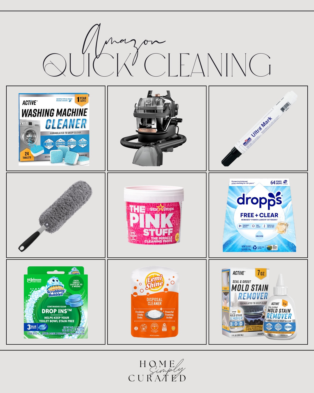 Don’t forget about these other important spots in your house to clean! ✨

Disposal, washing machine, carpets, dusting vents!

@amazonfindsandfashion 

#cleaning #homecleaninghacks #amazon #amazoncleaning #springreset

#LTKmorningroutine #LTKmomlife #LTKHome