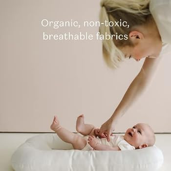 Snuggle Me Organic Bare | Baby Lounger & Infant Floor Seat | Newborn Essentials | Organic Cotton,... | Amazon (US)