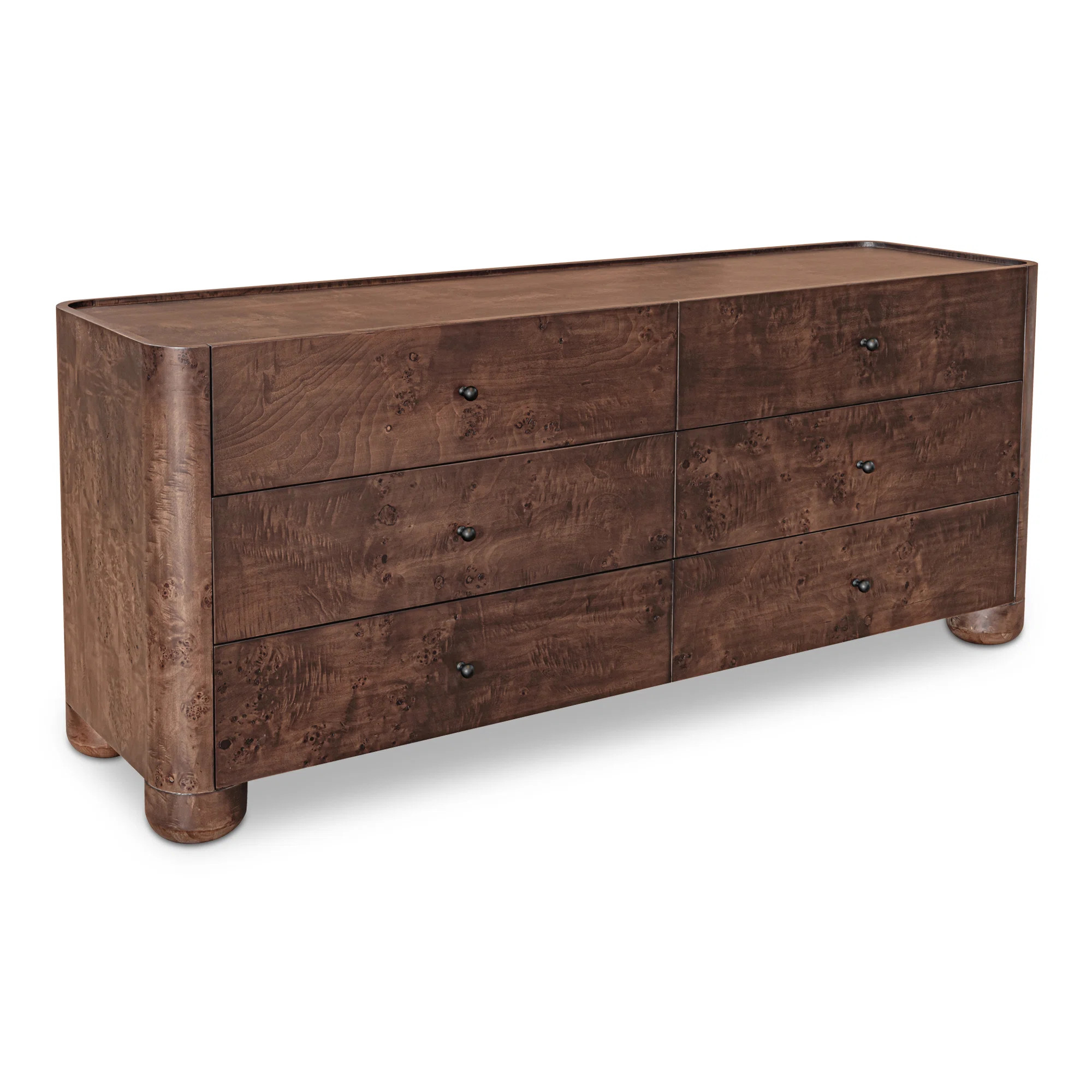 Hokku Designs Gibson 6 Drawer Dresser Dark Brown | Wayfair | Wayfair North America