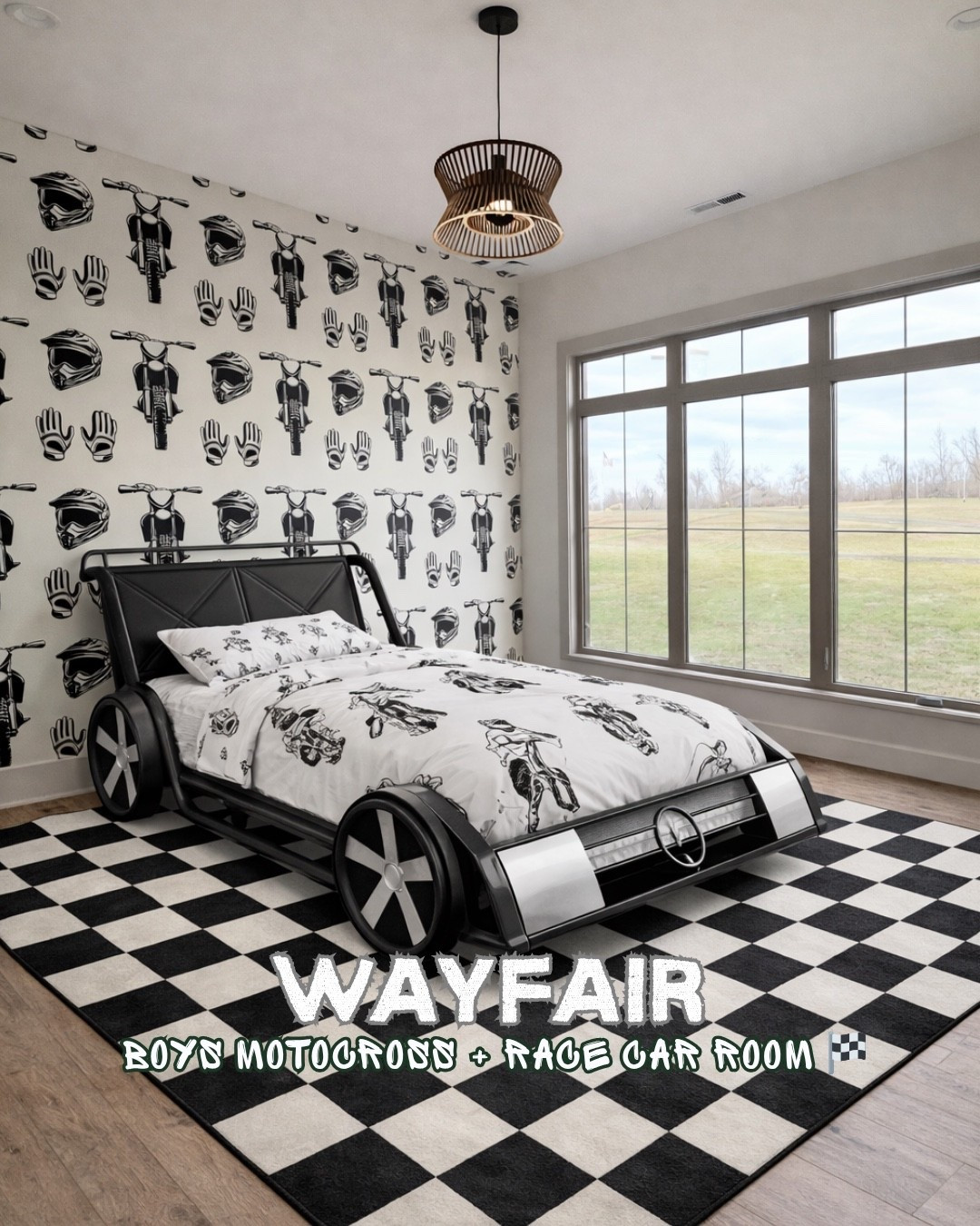 Wayfair creator | Wayfair bed | Wayfair room decor | boys room | toddler boy room | big boy room | race car bed | motocross decor | wallblush wallpaper | motocross wallpaper | Wayfair lighting | checkered rug | race car bedding | race car wall art | wall decor | boys transportation |  dirtbike | interior design | home decor | teen boy room | lightning McQueen | Disney cars | amazon home | Wayfair finds | Wayfair sale | pottery barn kids | pottery barn teen| Etsy watercolor wall art | Etsy home | kids rugs | kids toy storage | lamps @Wayfair | way day sale | way days sale 

#LTKHome #LTKKids #LTKmomlife