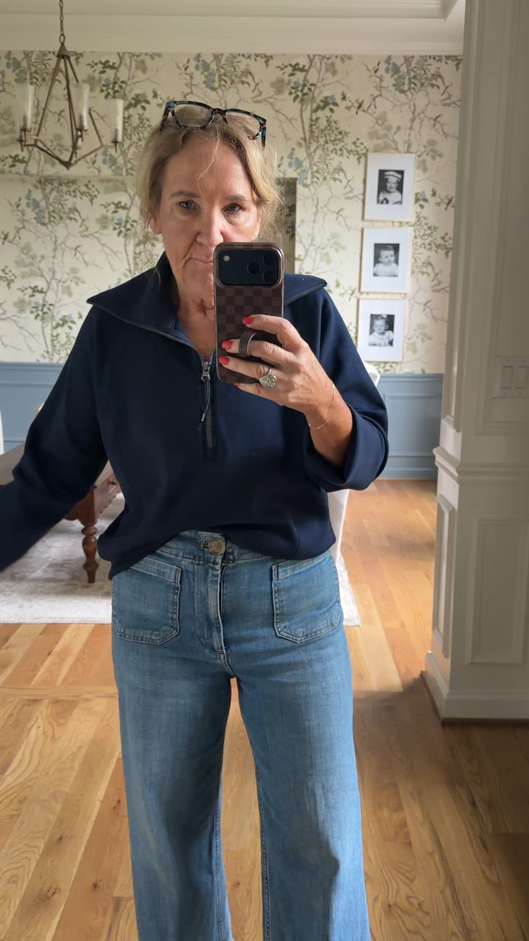 Running to Costco in the garden center, and this is my quick outfit that I put on.
Spanx half zip size medium
Jeans size 29 regular the Colette pant is a classic. If you love them in cotton or linen, then you’ll love the jeans too.
These white Mary Jane sneakers have been restocked

#LTKOver40 #LTKPetite #LTKootd