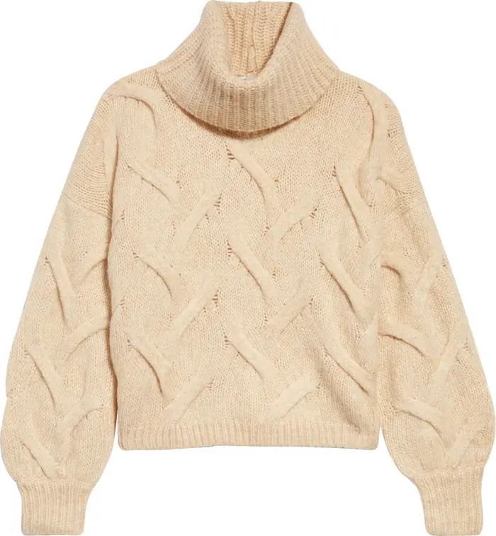 Somervell Modern Cable Turtleneck Sweater | Nordstrom