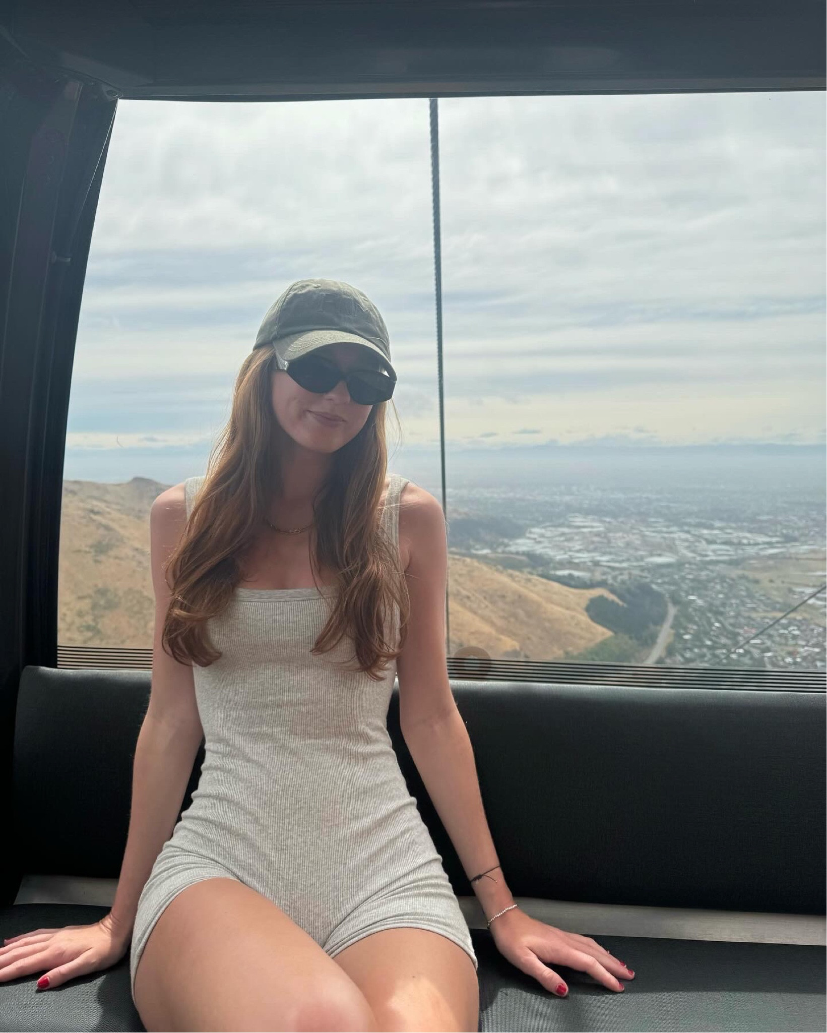 The perfect travelling fit 🩶Grey Skims Playsuit and khaki Frame Baseball Cap, with gold Missoma chain 

#LTKfindsunder100 #LTKSeasonal #LTKtravel