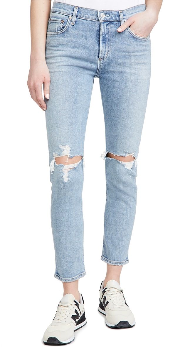 Toni Mid Rise Straight Jeans | Shopbop