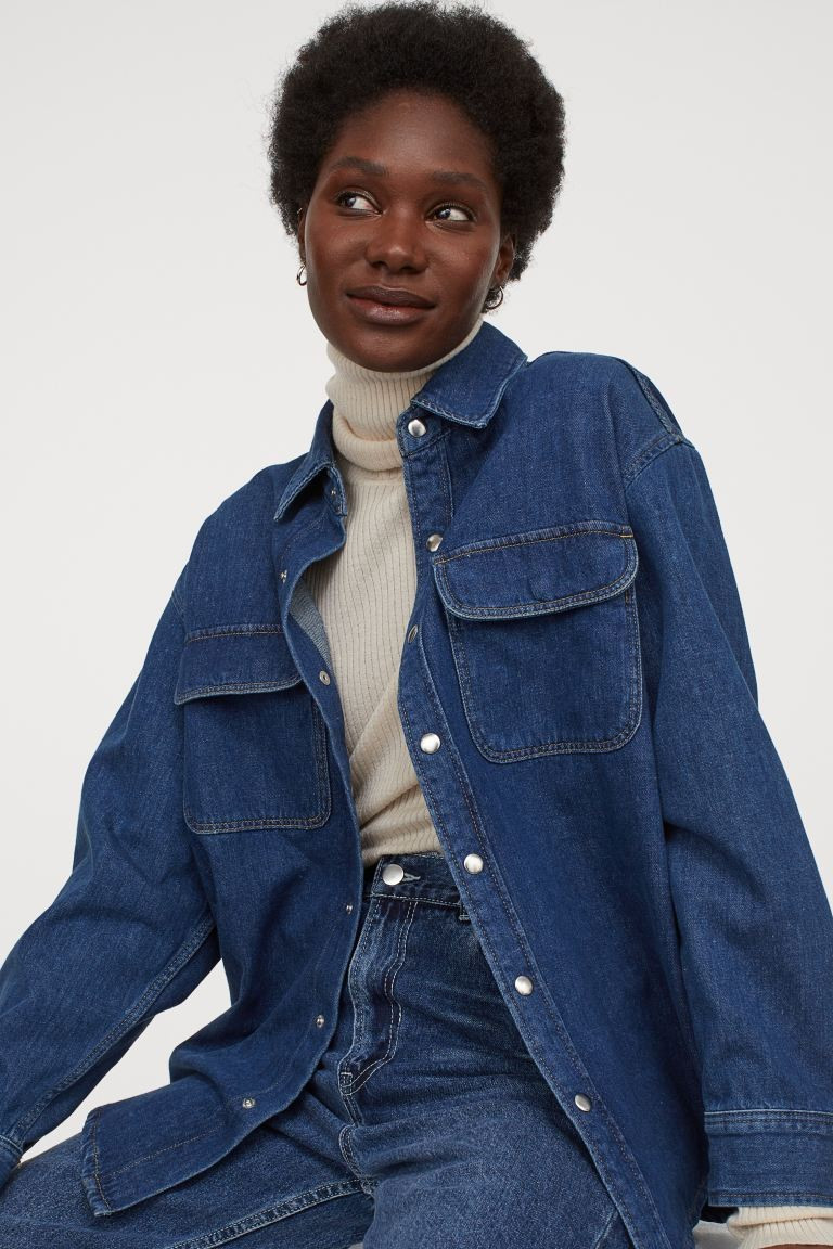 Denim shirt jacket | H&M (UK, MY, IN, SG, PH, TW, HK)