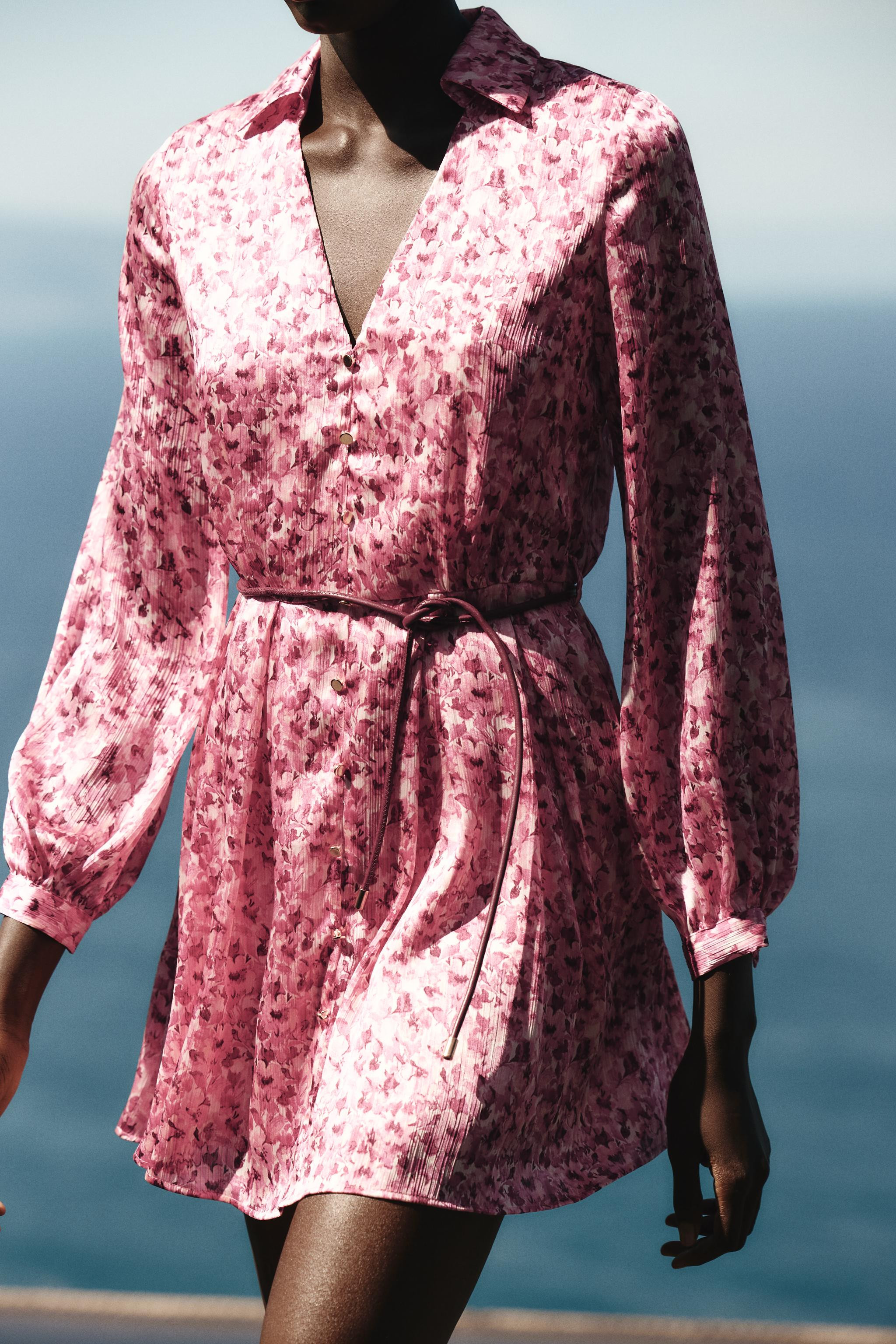 SHORT FLORAL PRINT DRESS | Zara US