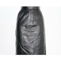 Womens Vintage JR High Waist Wiggle Black 100% Leather Skirt UK4 / Waist 23in | Etsy (US)