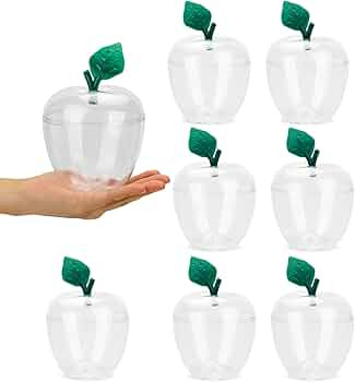 HANZE Large Apple Container, Apple Shaped Candy Toy Gift Filling Containers Jar for Party Wedding... | Amazon (US)