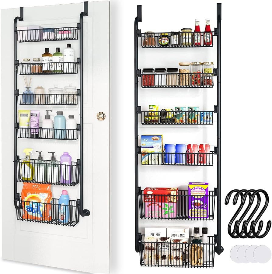 Tür Türorganizer Hängeorganizer Türregal zum Einhängen Metall Tür Organizer Küche Bad Tür... | Amazon (DE)