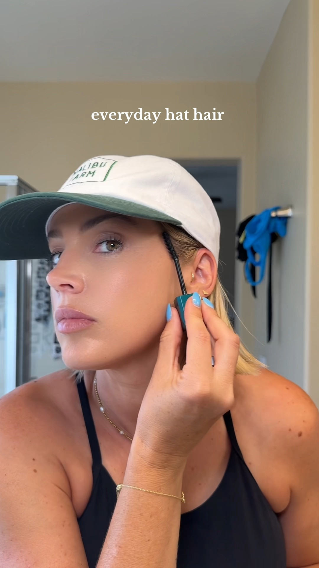 Go-to hat hair #haircare #hathair 

#LTKStyleTip #LTKSummerEdit #LTKBeauty