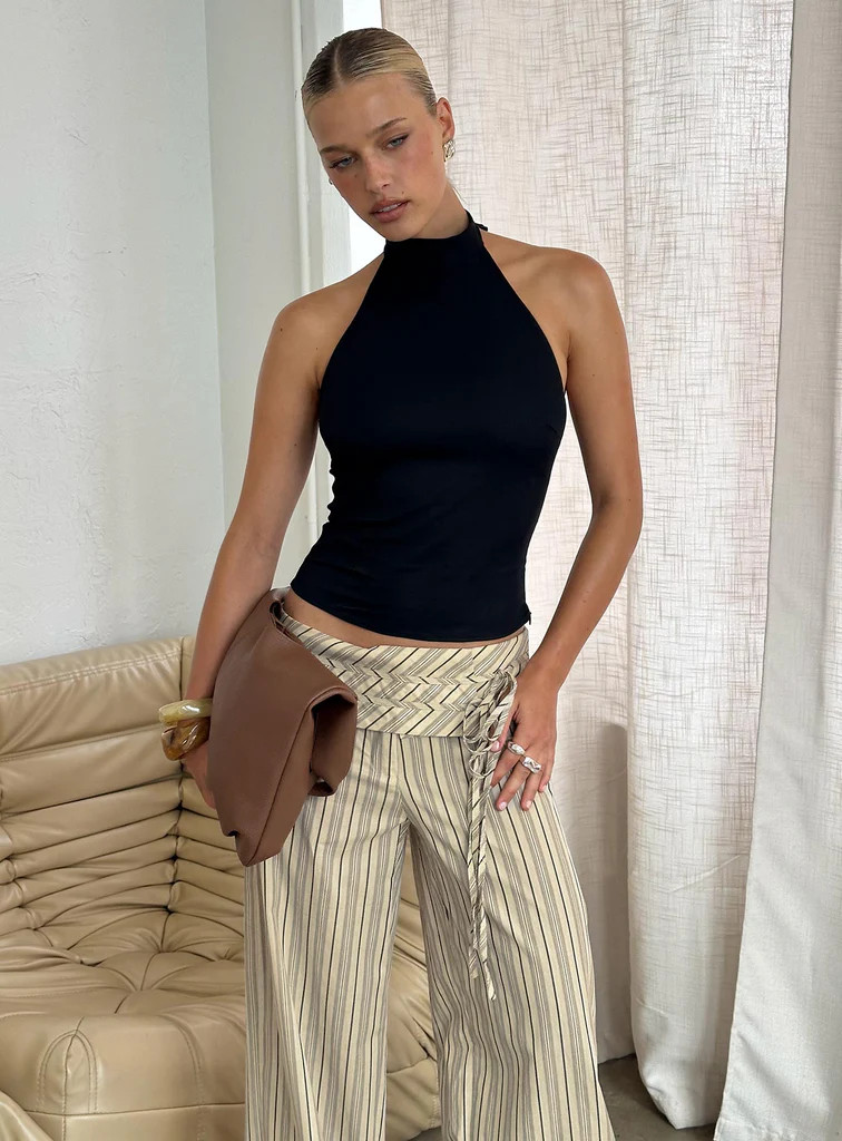 Merril Halter Top Black | Princess Polly US