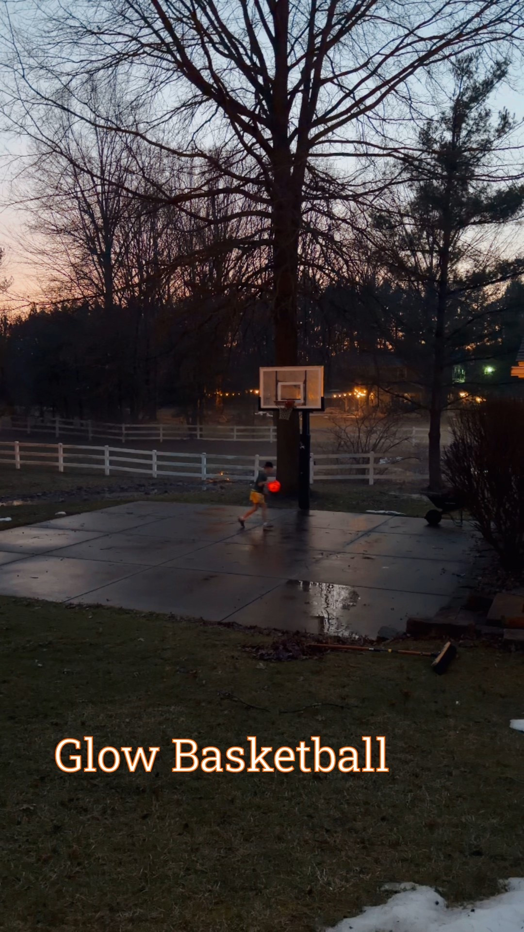 Need a boy birthday gift or Easter Basket idea! This glow in the dark basketball is perfect for late night hoops 🏀