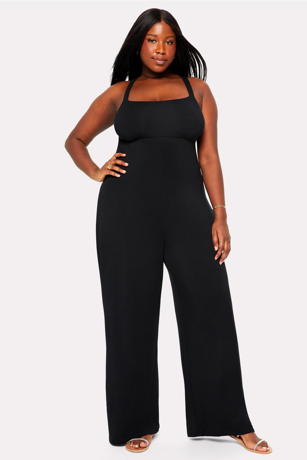 Smooth As Hell Criss Cross Back Jumpsuit | Fabletics - North America