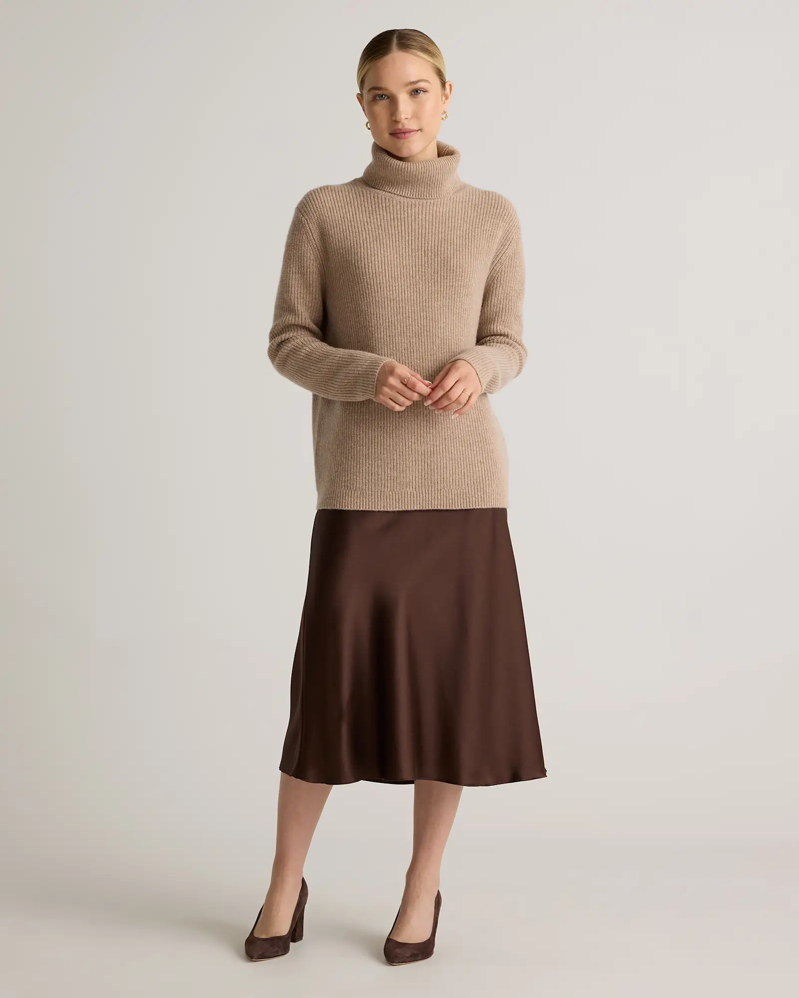 100% Washable Silk Skirt | Quince in Hot Fudge | Quince