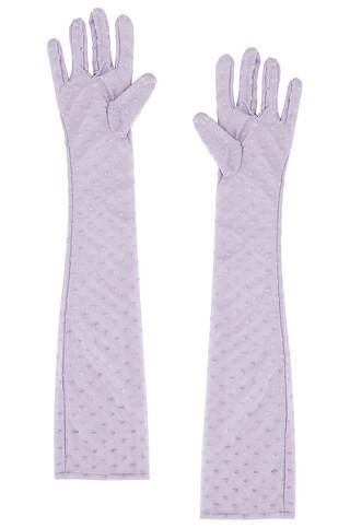 Nana Jacqueline Danielle Gloves in Purple from Revolve.com | Revolve Clothing (Global)