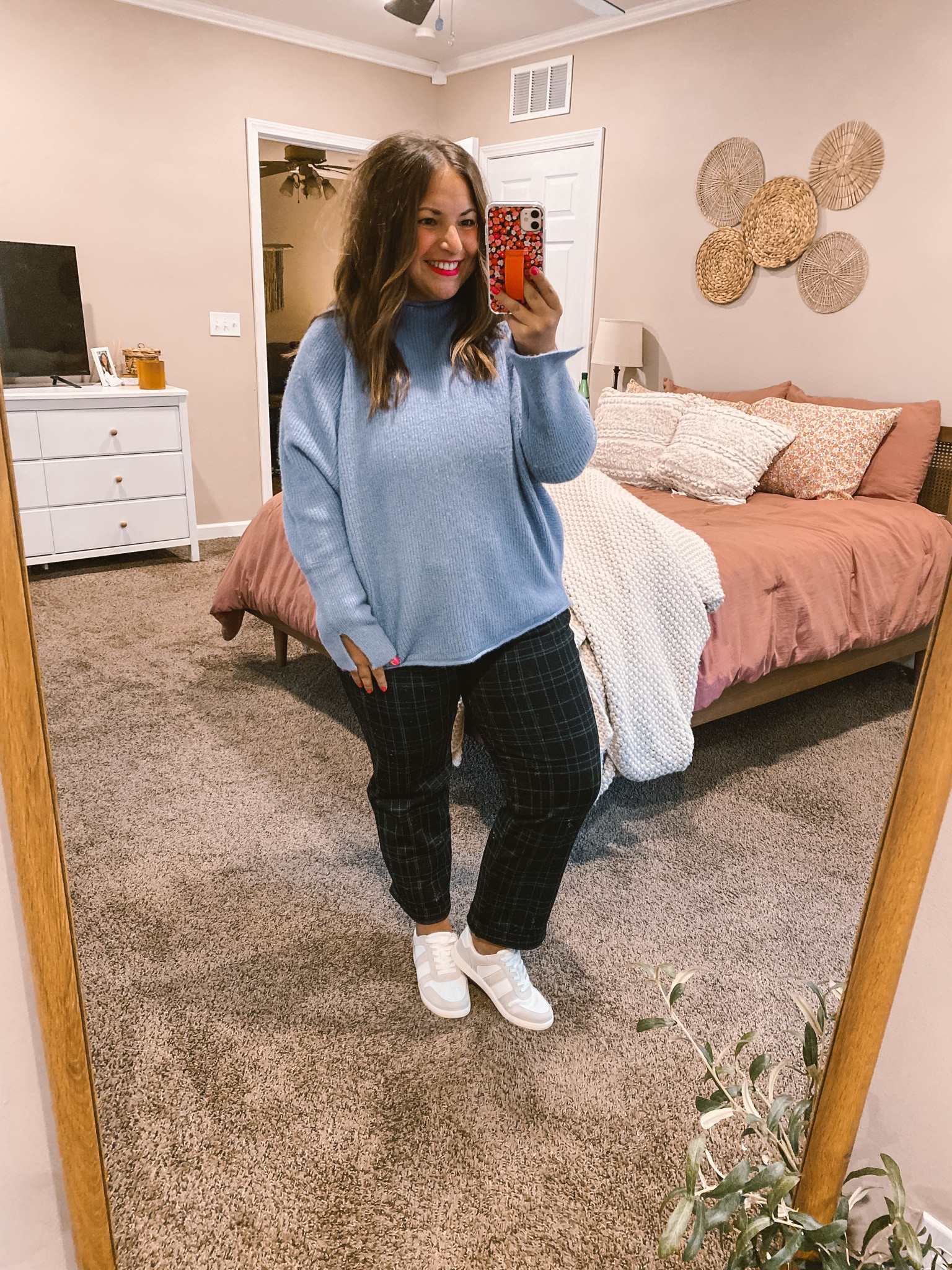 Comfy Walmart work outfit! Sneakers are from Target, but sweater & pants are Walmart.

sneakers: fit true to size // wearing a 5
pants: fits true to size // wearing a large (I rolled the bottoms, I’m 5’)
sweater: fits true to size // wearing a large

#LTKFindsUnder50 #LTKStyleTip #LTKFindsUnder100