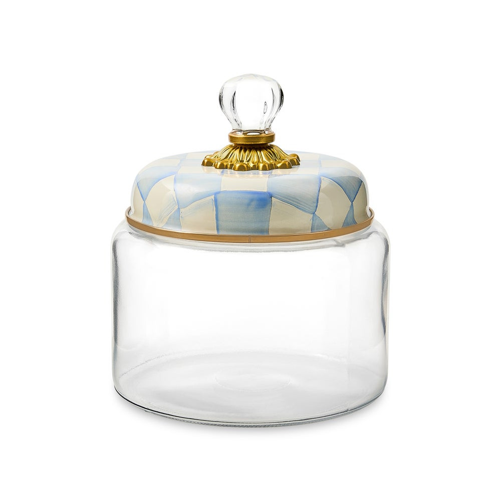 Sky Check Small Kitchen Canister | MacKenzie-Childs