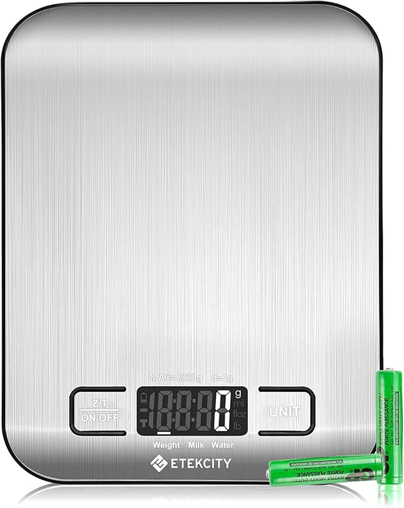 Etekcity Food Kitchen Scale, Digital Grams and Ounces for Weight Loss, Baking, Cooking, Keto and ... | Amazon (US)