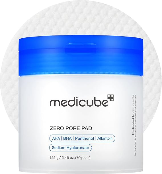 medicube Toner Pads Zero Pore Pad 2.0 | Dual-Textured Facial Pad for Exfoliation and Pore Care wi... | Amazon (US)