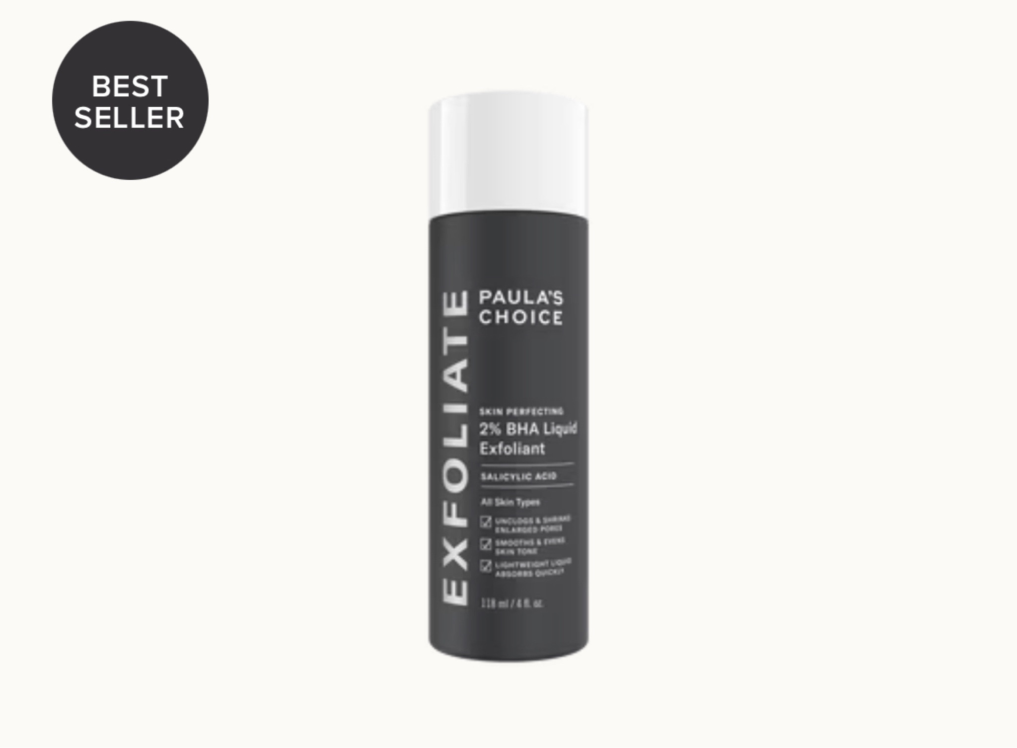 Under $50 Skincare Exfoliant

2% BHA Liquid Exfoliant - Paula’s Choice 

#LTKbeauty #LTKunder50 #LTKFind