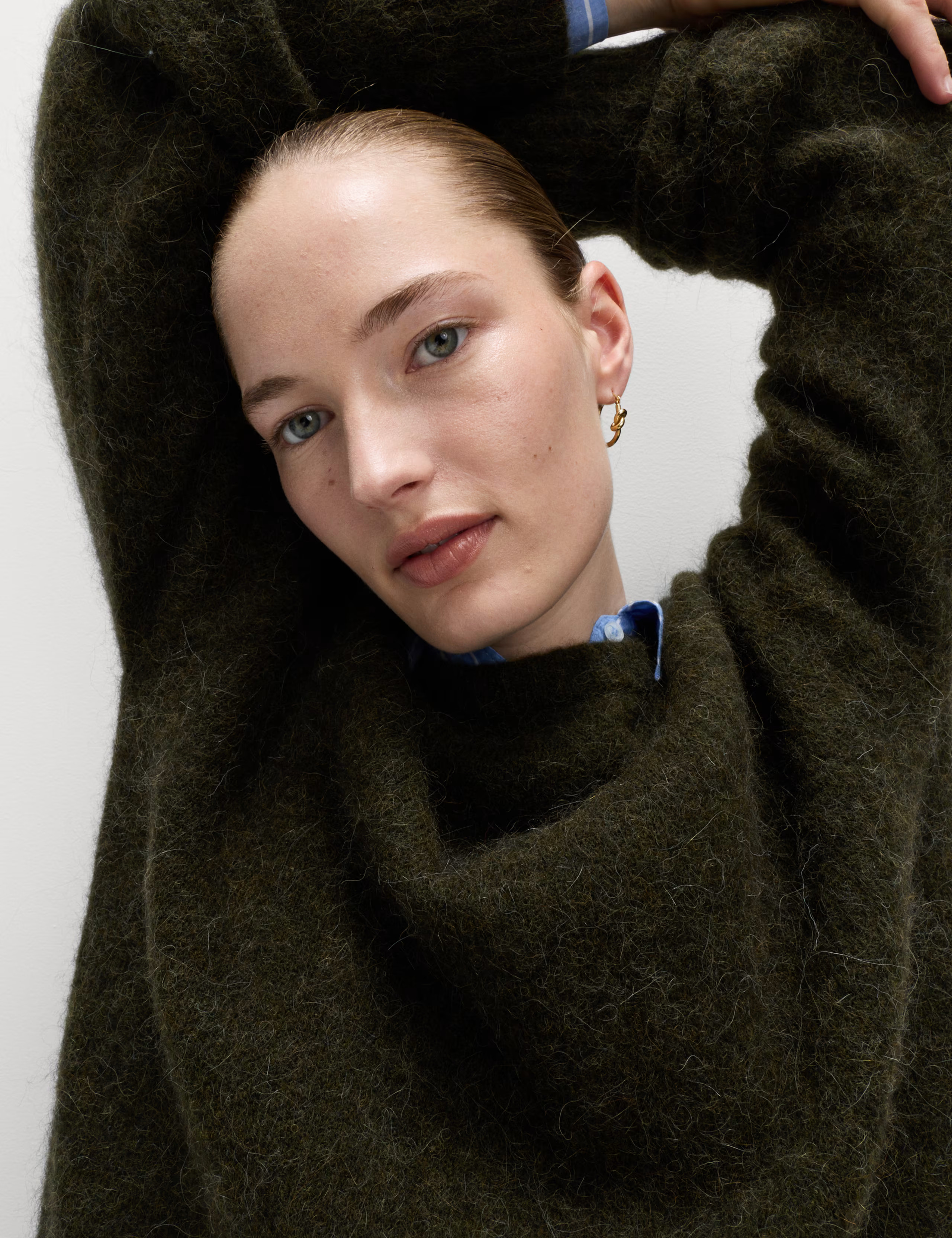 Alpaca Blend Textured Relaxed Jumper | M&S Collection | M&S | Marks & Spencer (UK)