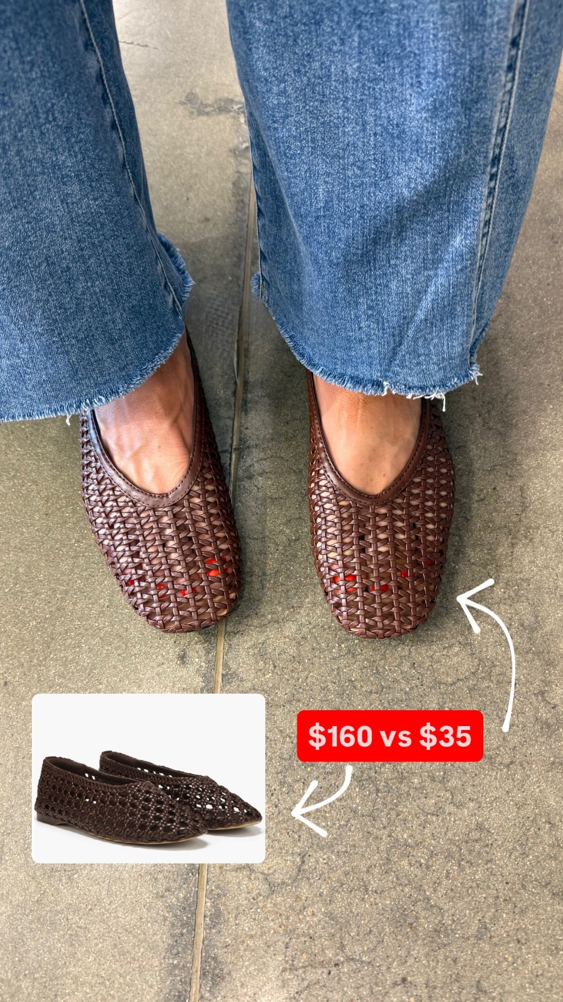 Just found these cute woven flats for a fraction of the price of the Nordstrom pair. I’m so impressed with how comfortable they are.. fit true to size and only $35.
🚨if you have a store near by, you can select store pickup! Also, I find that sizes are sold out online, but available in store.

#LTKmomlife #LTKgrwm #LTKOver40