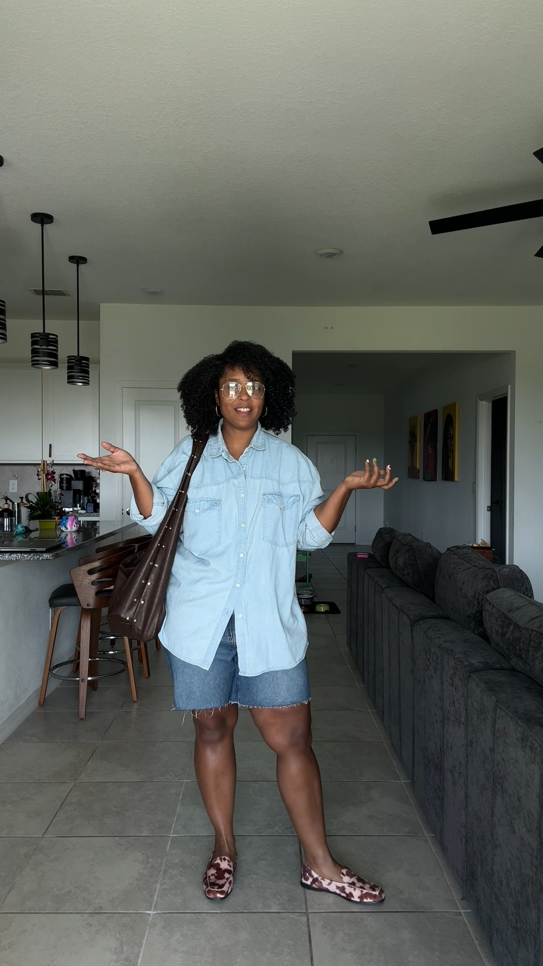 Good morning April 1, 2026
Loafers and Bermuda shorts  

#LTKOver40 #LTKMidsize