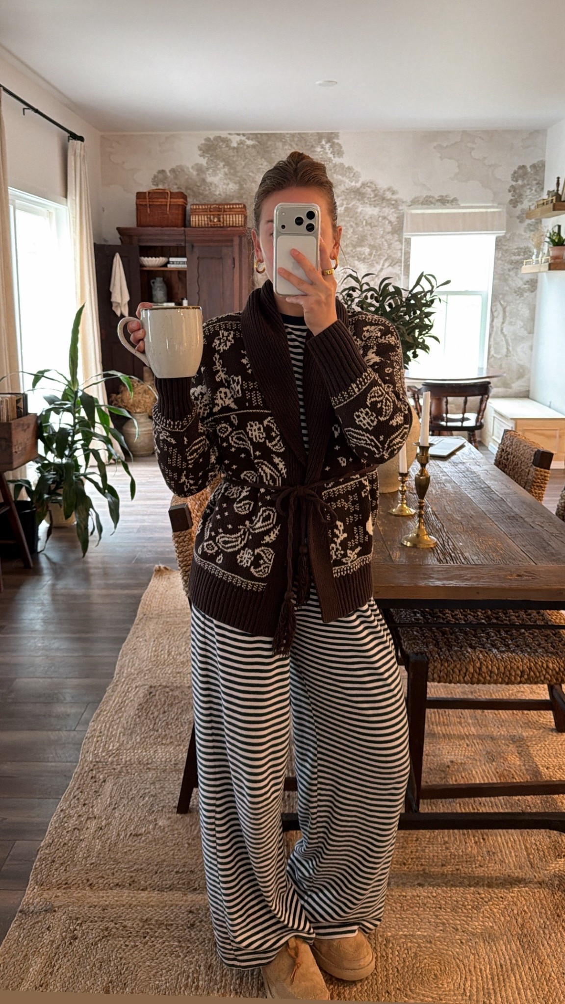 4/5/26 Cozy Morning Loungewear

A cozy morning at home 🤍 Wearing my favorite Abercrombie navy striped lounge set with my Abercrombie cardigan layered on top — doesn’t exactly match, but both are favorites and perfect for a chilly morning.

Comfortable, easy, and made for slow starts to the day. Everything is linked here ✨

#LTKootd #LTKmorningroutine