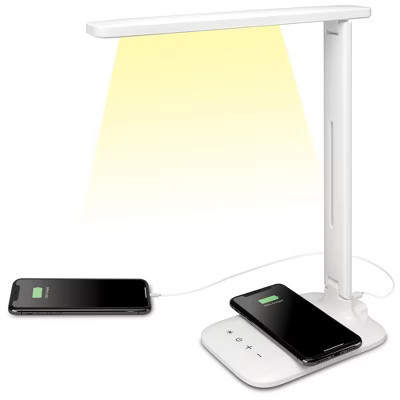 iLive LED Desk Lamp With Wireless Charging, IAQL300W | Target