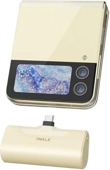 iWALK 4500mAh Portable Charger USB C Battery Pack, Compatible with Samsung Galaxy S22 Z Flip3 S20... | Amazon (US)