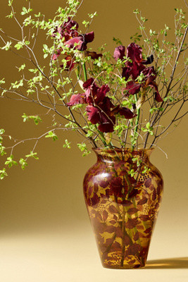 Brienne Floral Glass Vase | Anthropologie (US)