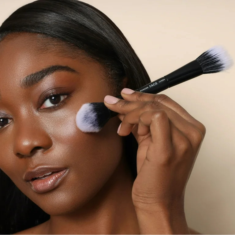 The Lip Bar Double Duty Dual Ended Face Makeup Brush Kit | Walmart (US)