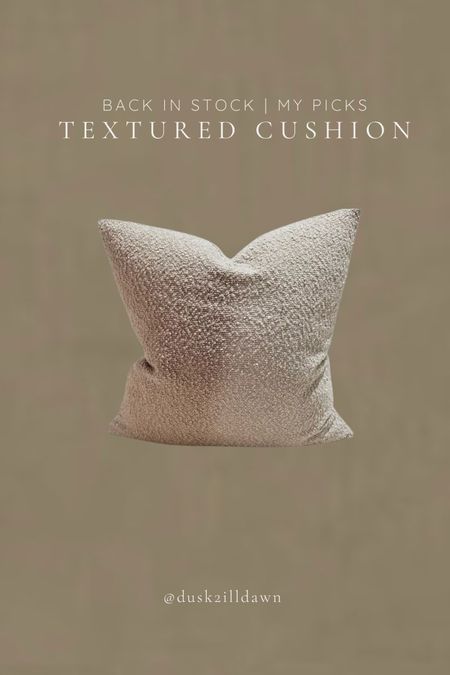 Textured cushion under $10 - Back In Stock! 

#LTKSeasonal #LTKfindsunder50 #LTKhome