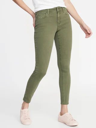Mid-Rise Pop-Color Rockstar Super Skinny Jeans for Women | Old Navy US