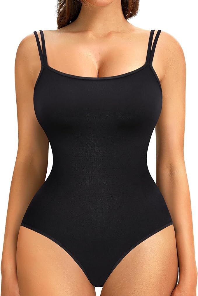Nebility Seamless Shapewear for Women Tummy Control Bodysuit Shirts Full Body Shaper Tank Top Bod... | Amazon (US)