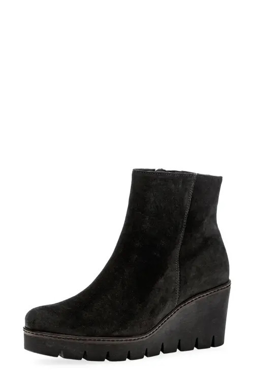 Gabor 74.780 Wedge Bootie in Black at Nordstrom, Size 6Us | Nordstrom