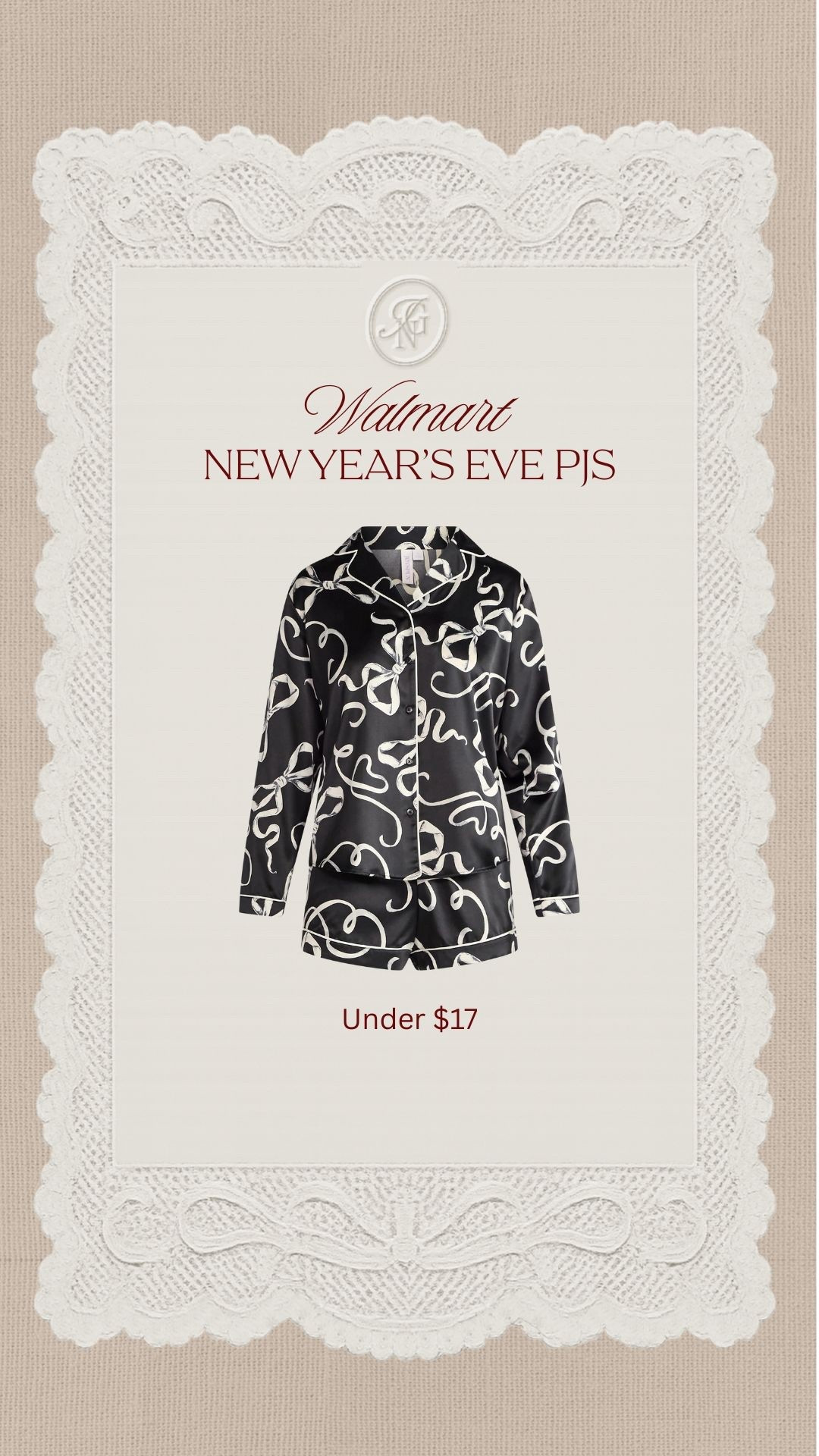 Are you kidding me with these adorable bow pjs? They’re perfect for New Year’s Eve and under $17! 🪩 🥂 ✨ also linking the cutest fashion finds below!

#NewYear’sEve #NewYear’sEvePajama #NYE #bows #BowPajamas #Walmart #WalmartFashion #WalmartFind #FurCoat #Heels #ChristmasDress #HolidayLooks #HolidayDress

#LTKootd #LTKHoliday #LTKFindsUnder50