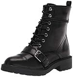 White Mountain Shoes Decree Women's Lace-up Combat Boot, Black/Smooth, 9.5 M | Amazon (US)