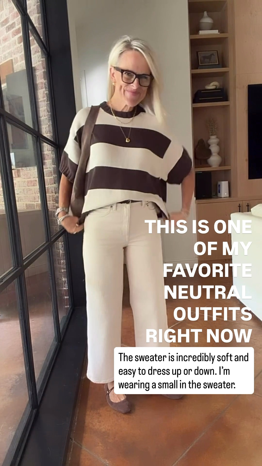 This striped sweater is such a great transition piece, and I love it paired with my favorite ecru denim. The jeans are currently on sale at J.Crew for under $100, and they’re one of my most-worn pairs. The sweater is incredibly soft and easy to dress up or down. I’m wearing a small in the sweater.

💡 LTK MADE EASY
❤️ Heart = Support my posts!
🔖 Save = Get sale & restock alerts
📋 Lists = Keep favorites organized
📲 Share = Send lists and products to a friend. Hello, Christmas List!
💬 Comment = Ask me anything about what I’m wearing. :-)

#LTKootd #LTKOver40 #LTKSaleAlert