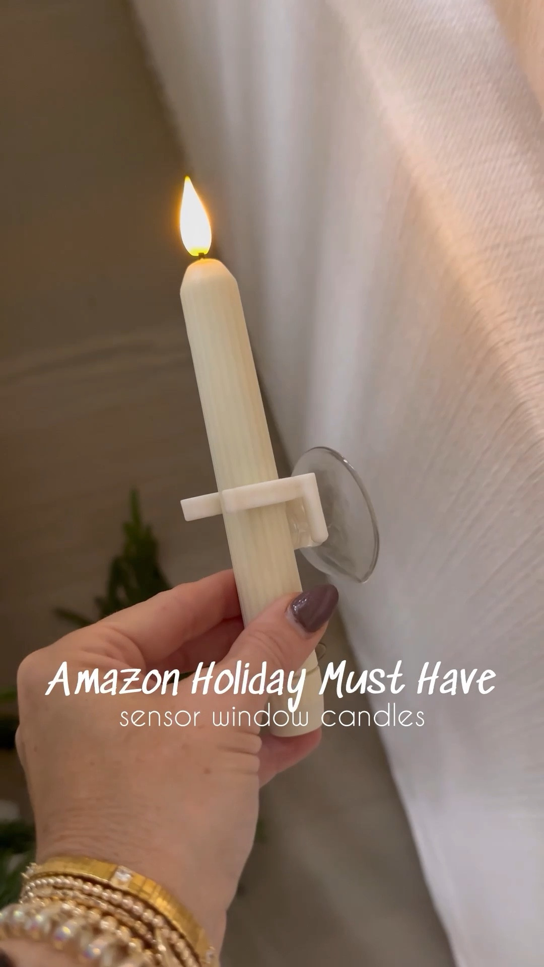 Amazon holiday fine to snag now! These sensor candles are perfect for your windows hook on by suction and are safe for kids and pets!

#LTKFindsUnder50 #LTKHoliday #LTKSaleAlert