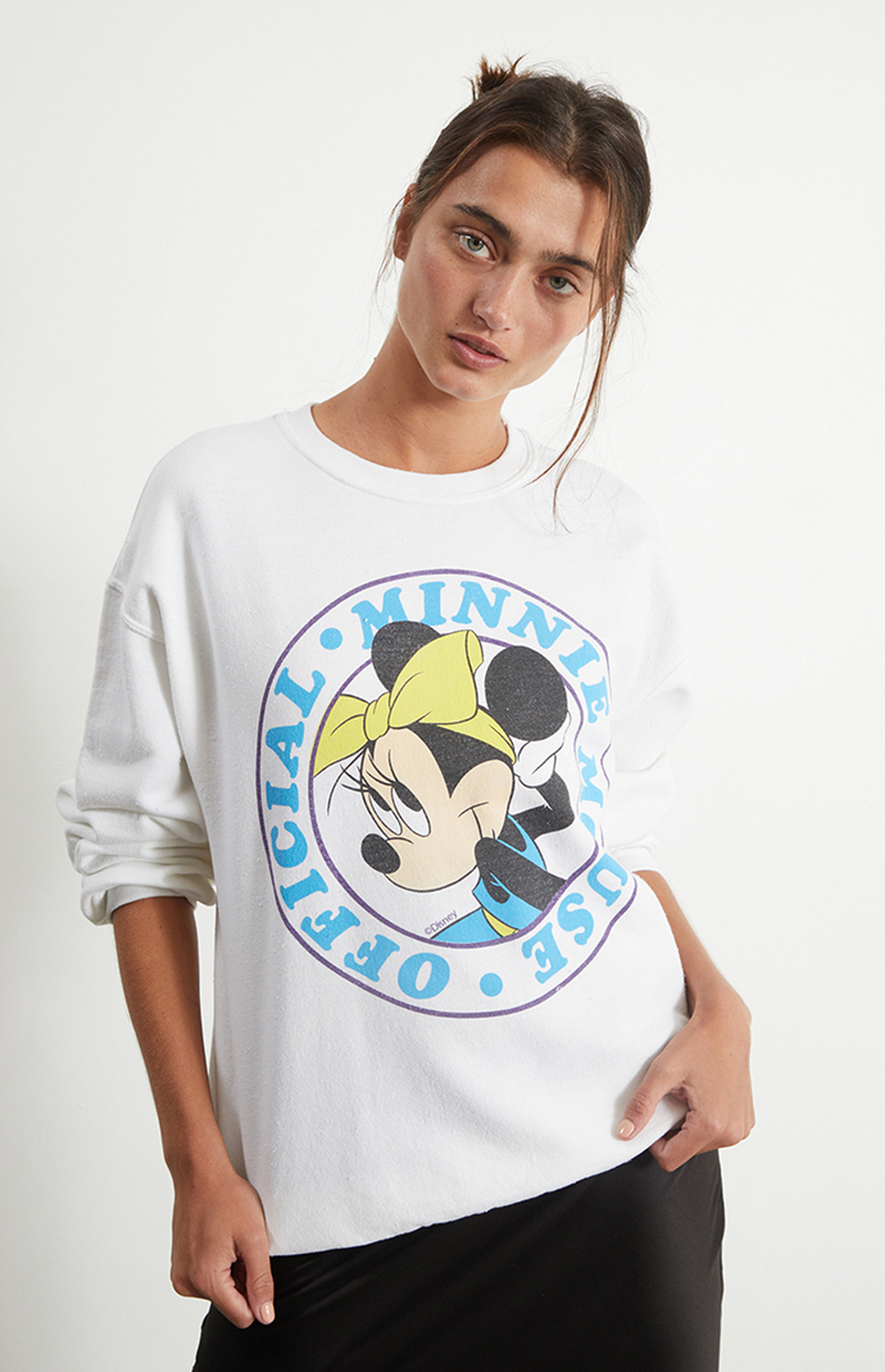 Junk Food Official Minnie Mouse Crew Neck Sweatshirt | PacSun