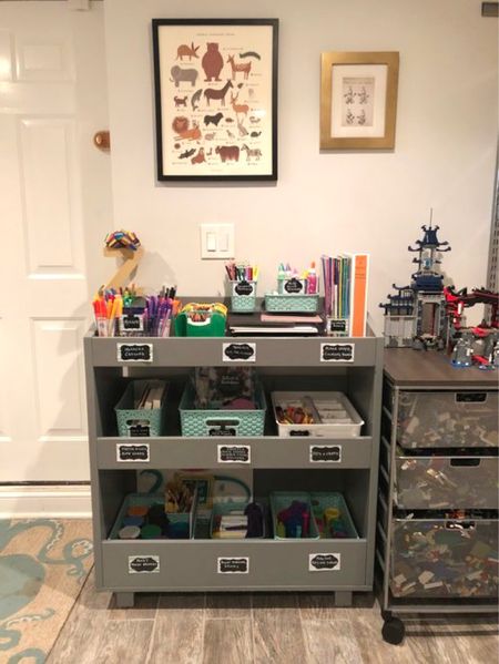 These clients wanted us to create a functional system for their children’s growing art supply collection. They needed containment for all the supplies using child-friendly organizational products, and a system for the children’s completed projects. Click here for what we used! 🎨 

#LTKfamily #LTKkids #LTKhome