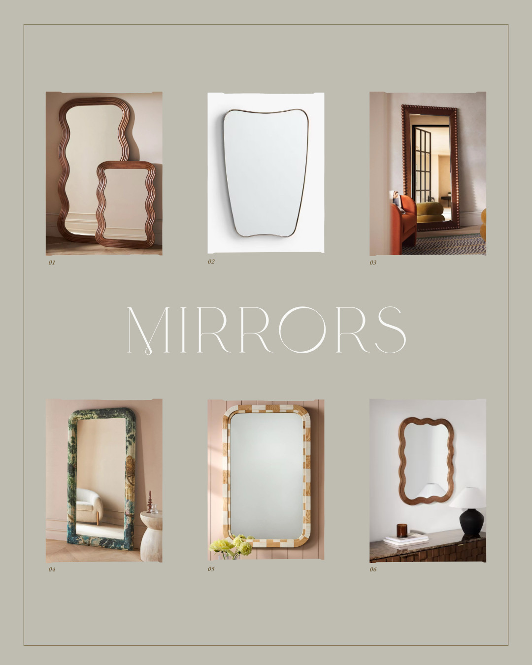 Mirrors 

#homedecor #mirror  

 