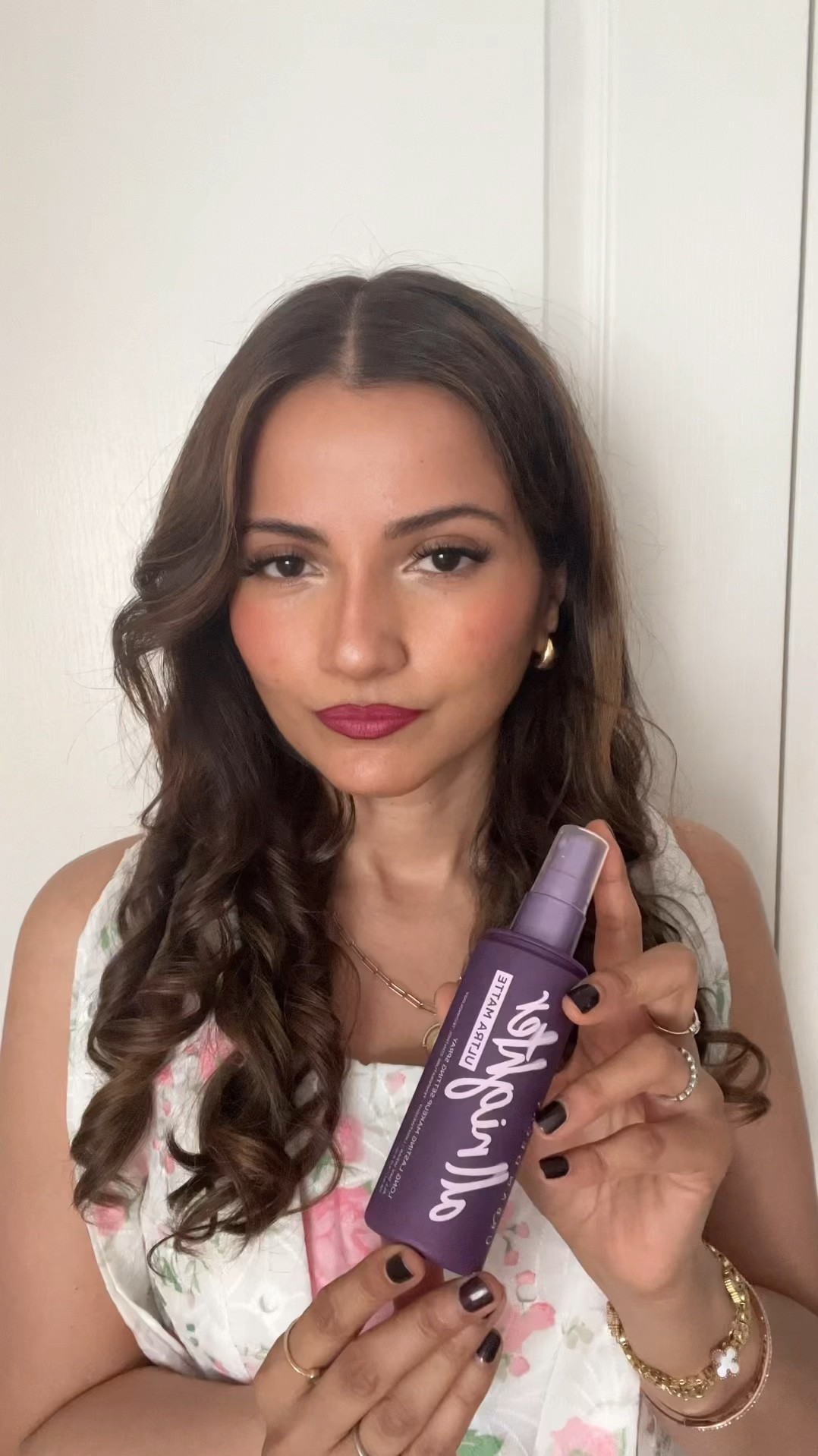 Hot weather makeup must-have! Loving the new Urban Decay Matte All Nighter Setting Spray. Shake well to activate and spray to lock your makeup in place for 16 hours!

#LTKcanada #LTKbeauty #LTKsummer