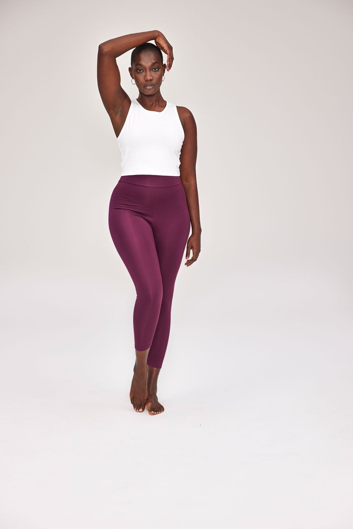 White ReSet Super Crop | Girlfriend Collective