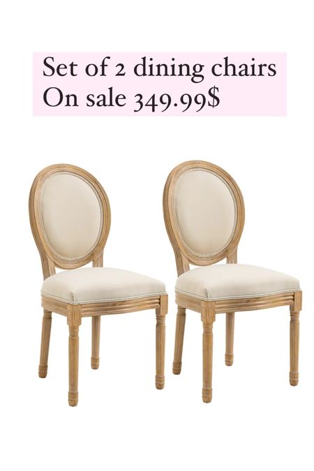 Set of 2 vintage looking king Louis dining chairs 
WAYFAIR sale 

#LTKsalealert #LTKSeasonal #LTKhome