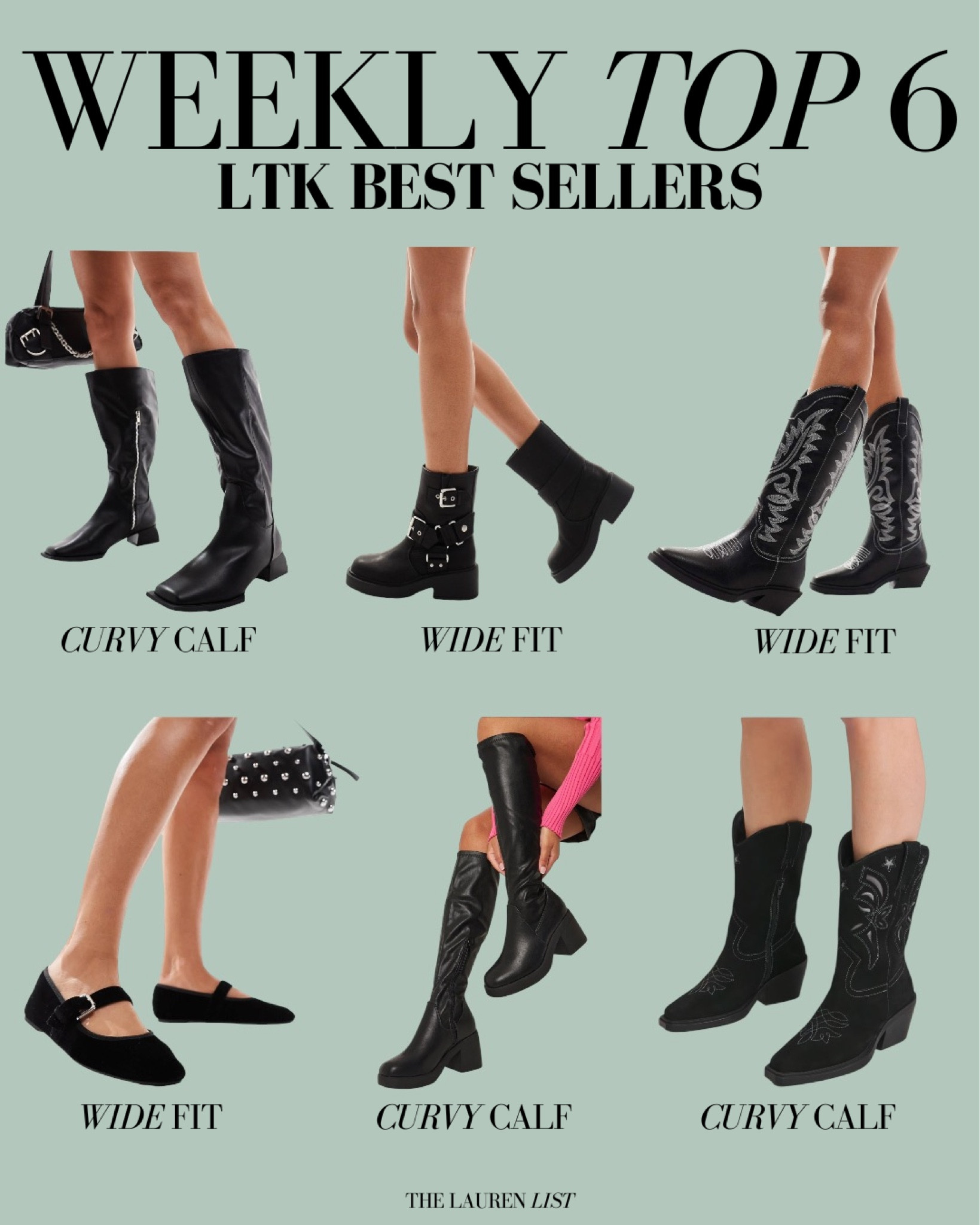 All of this week’s TOP 6, BEST SELLING ITEMS, which happen to all be footwear following my recent curvy calf and wide fit boot article on Substack. 

I also recently shared these Mary Jane’s which I purchased and have been wearing on repeat because they’re so comfortable!

#LTKplussize #LTKcurves #LTKuk